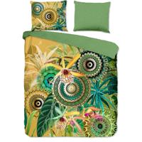 HIP Dekbedovertrek "mandala's, bladeren en bloemen" - Multi - (240x200/220 cm) - Katoen Satijn - thumbnail