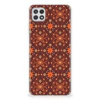 Samsung Galaxy A22 5G | TPU bumper | Batik Brown - thumbnail