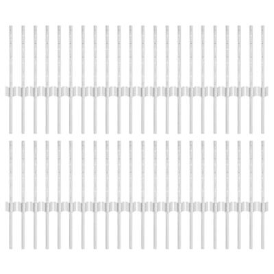 VidaXL Afrasteringspaal 44 pcs zilver 80 cm staal