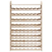 Wijnrek met bovenblad 72,5x25x111,5 cm massief grenenhout - thumbnail