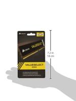 Corsair Value Select Werkgeheugenmodule voor PC DDR4 8 GB 1 x 8 GB Non-ECC 2133 MHz 288-pins DIMM CL15-15-15-36 CMV8GX4M1A2133C15 - thumbnail