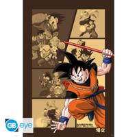 Poster Dragon Ball - Goku Retro 61x91,5cm - thumbnail