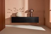 Nohr Zwevend TV-meubel 'Ericka' MDF, 160cm, kleur Zwart - thumbnail