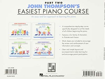 Willis Music John Thompson&apos;s Easiest Piano Course 2 Revised Edition - thumbnail