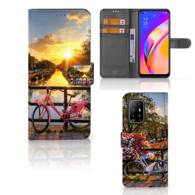 OPPO Reno5 Z | A94 5G | Flip Cover | Amsterdamse Grachten