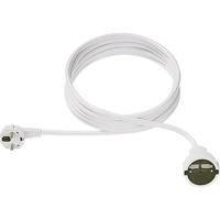 Bachmann 341284 Stroom Verlengkabel Wit 2.00 m H05VV-F 3G 1,5 mm² - thumbnail