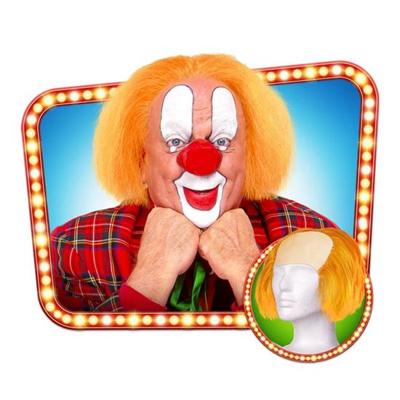 Clownspruik Bas oranje