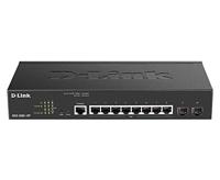 D-Link DGS-2000-10P netwerkswitch L2/L3 Gigabit Ethernet (10/100/1000), ethernetverbinding, ondersteunt stroomvoorziening via deze poort (PoE), 1U, zwart - thumbnail
