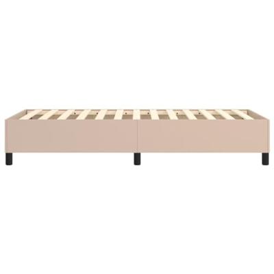 Boxspringframe kunstleer cappuccino 90x190 cm Boxspringframe kunstleer cappuccino 90x190 cm