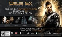 Deus Ex Mankind Divided Day 1 Edition - thumbnail