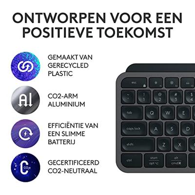 Logitech MX Keys S Plus Advanced Wireless Illuminated Keyboard gaming toetsenbord - thumbnail