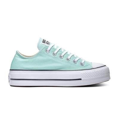 Converse Chuck Taylor All Star Lift OX plateau sneakers mintgroen Converse Chuck Taylor All Star Lift OX plateau sneakers mintgroen