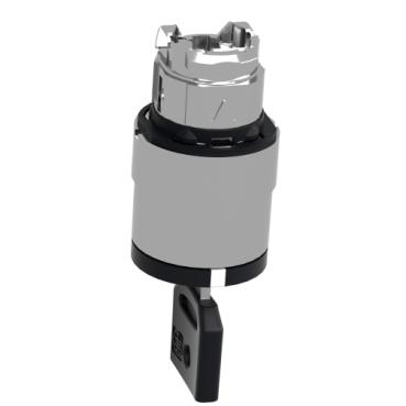 Schneider Electric ZB4BG8 ZB4BG8 Terugstelbaar (Ø) 22 mm Chroom, Zwart 1 stuk(s)