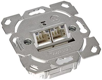 Telegärtner 100000007 Netwerkdoos Inbouw (in muur) Inzet met centraalstuk CAT 6A 2 poorten Alpine-wit Telegärtner 100000007 Netwerkdoos Inbouw (in muur) Inzet met centraalstuk CAT 6A 2 poorten Alpine-wit