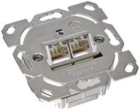 Telegärtner 100000007 Netwerkdoos Inbouw (in muur) Inzet met centraalstuk CAT 6A 2 poorten Alpine-wit - thumbnail