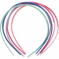 Creativ Company Haarbanden, b: 8 mm, diverse kleuren, 5 stuk/ 1 doos - thumbnail