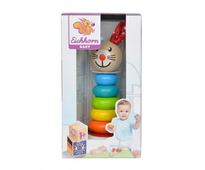 Eichhorn baby stapelspel dier, 7dlg.