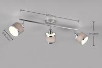 Trio Design opbouwspotArosa nikkel 3-lichts - 812100306 - thumbnail