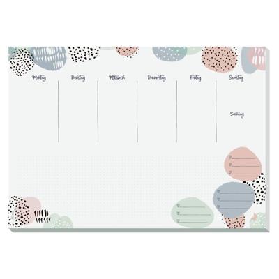 Sigel Rose Inspiration JS101 Bureau onderlegger Weekplanner Wit, Groen, Roze (b x h) 42 cm x 29.7 cm Sigel Rose Inspiration JS101 Bureau onderlegger Weekplanner Wit, Groen, Roze (b x h) 42 cm x 29.7 cm