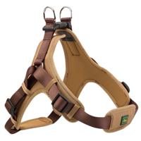 HUNTER Hondentuig Neopreen Vario Quick, bruin/caramel, Maat: L - thumbnail