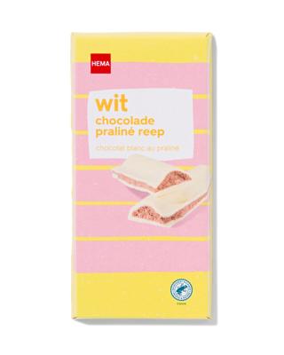 HEMA Chocoladereep wit praliné 200gram