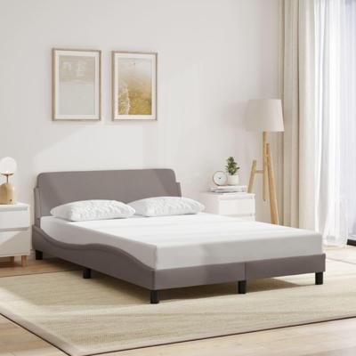 Bedframe "Dover" stof taupe 140x200 cm