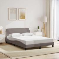 Bedframe "Dover" stof taupe 140x200 cm - thumbnail