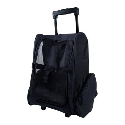 Huisdierenrugzak met wielen Gloria Trolley Trip Zwart 36 x 30 x 49 cm Huisdierenrugzak met wielen Gloria Trolley Trip Zwart 36 x 30 x 49 cm
