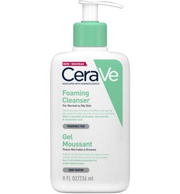 CeraVe Schuimende Reiningsgel Normale tot Vette Huid 236ml