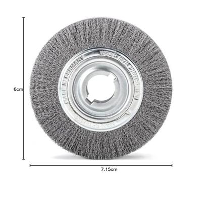 Lessmann Ronde borstel | d. 250 mm draaddikte 0,35 mm | staal 60 mm | 3600 min-¹ | 1 stuk - 377053 - 377053 Lessmann Ronde borstel | d. 250 mm draaddikte 0,35 mm | staal 60 mm | 3600 min-¹ | 1 stuk - 377053 - 377053