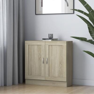 Boekenkast 82,5x30,5x80 cm bewerkt hout sonoma eikenkleurig