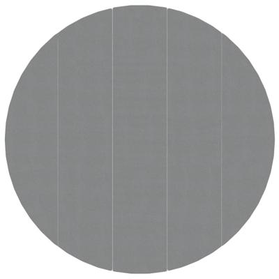 Zwembadgrondzeil 550 cm polyester geotextiel lichtgrijs