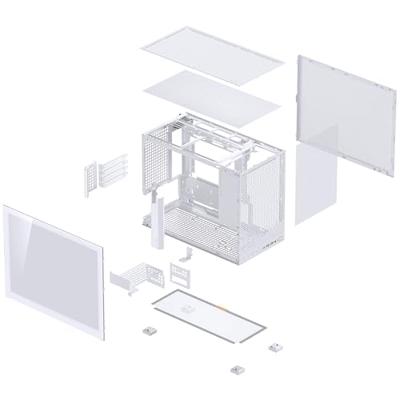 Jonsbo Mini-tower Behuizing, Gaming-behuizing, PC-behuizing Wit