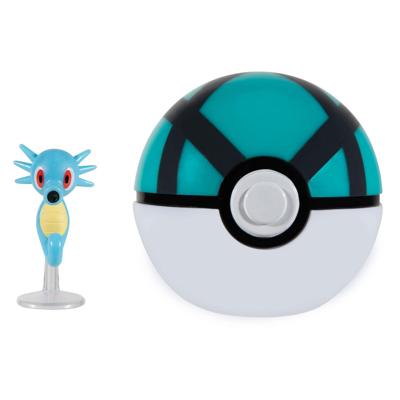 Boti Pokémon clip &apos;n&apos; go horsea en net ball speelset, 2dlg.
