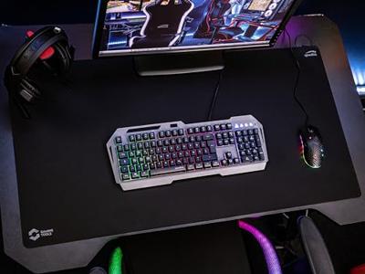 SpeedLink ATECS XXL Gaming muismat Antislip Zwart