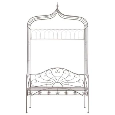 Tuinbank 122 cm ijzer antiekbruin