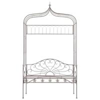 Tuinbank 122 cm ijzer antiekbruin - thumbnail