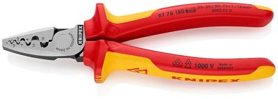 Knipex Adereindhulstang 0,25-16,0 mm VDE - 97 78 180 - 9778180 - thumbnail