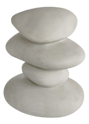 ZEN 4 Step Pebbles Wit