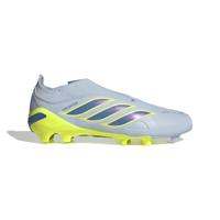 adidas Predator League Veterloze Gras Voetbalschoenen (FG) Kids Lichtblauw Blauw Geel - thumbnail
