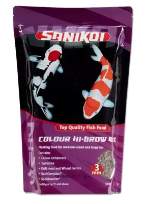Karpervoer Sanikoi Colour Hi-Grow Mix 3 mm 3 liter Velda - Velda Karpervoer Sanikoi Colour Hi-Grow Mix 3 mm 3 liter Velda - Velda