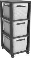 Rotho Brisen Design Ladekast 3x16L Wit - thumbnail