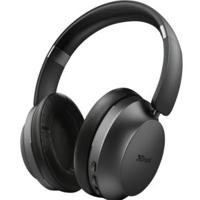Trust Mobile Eaze Over-Ear Draadloze Bluetooth Koptelefoon, Wireless Headphones, 30 uur Speeltijd, 40mm Drivers, Opvouwbaar, Ingebouwde Microfoon voor Smartphone, PC, Tablet - Zwart - thumbnail