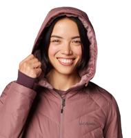 Columbia Heavenly™ Long Hooded Isolatiejas Dames Fig M - thumbnail