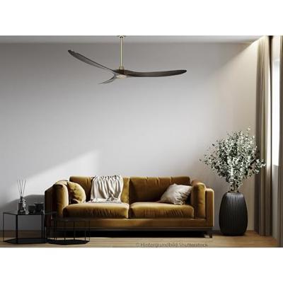 CasaFan ECO GENUINO 180 MG-NB Plafondventilator 30 W (Ø x h) 1800 mm x 290 mm Messing Met afstandsbediening, Met wintermodus CasaFan ECO GENUINO 180 MG-NB Plafondventilator 30 W (Ø x h) 1800 mm x 290 mm Messing Met afstandsbediening, Met wintermodus