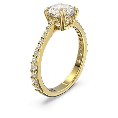 Swarovski 5642621 Ring Constella Cocktail goudkleurig-wit