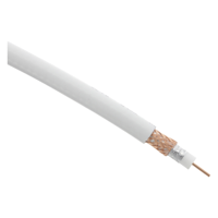 Q-Link Coax Kabel | Prof | Klasse A | Ø7 mm² | 10 m | Wit - 00.130.10 - thumbnail