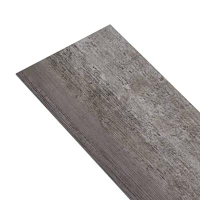 Vloerplanken zelfklevend 5,21 m 2 mm PVC gestreept hout - thumbnail