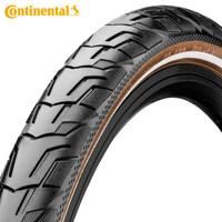 CONTINENTAL buitenband ride city 42-622 (28x1.60) zwart-bruin reflex label - thumbnail