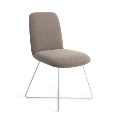 Jesper Home Eetkamerstoel 'Taiwa' Cross White, kleur Foggy Fusion